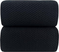 YTYC 39x78 Bath Sheets,Towels for Bathroom,Black,2-Pieces | Extra Large Bath Towels, Super Soft,Highly absorbent,Hanging Loop,Quick Drying,Light Weight,80% Polyester