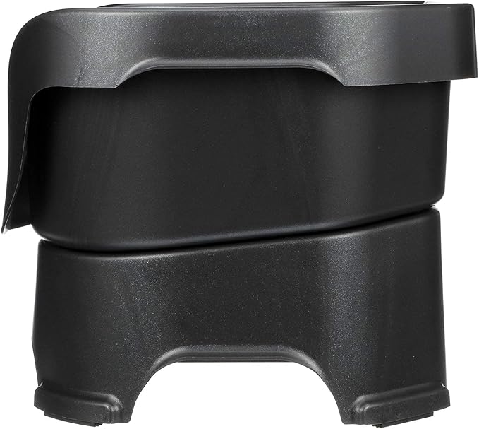 Neater Pet Brands Neater Feeder Deluxe Mess Proof Dog Bowls Elevated for Medium Dogs 19-40 lbs, Made in USA, No Spill Raised Dog Food Bowl Stand Feeding Station, Food and Water Bowl Set, Black