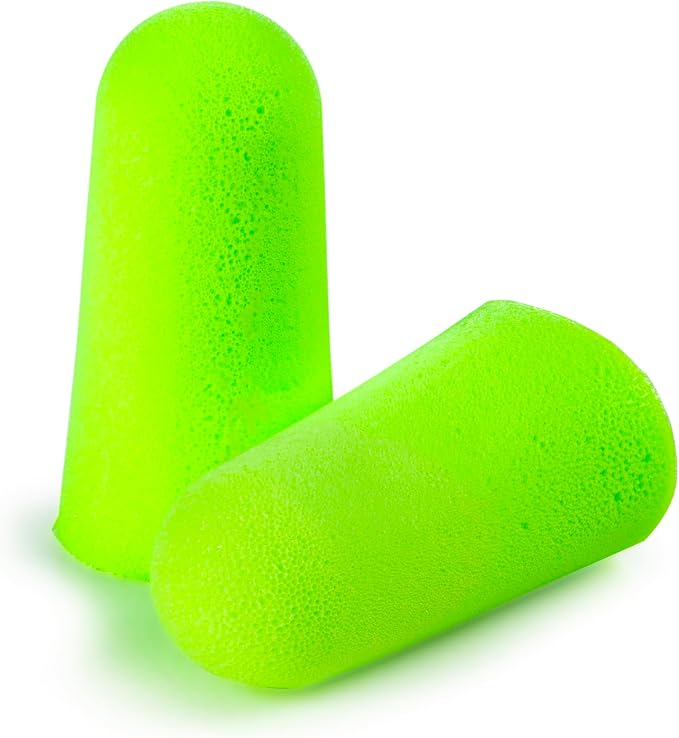 Moldex Pura-Fit Foam Earplugs – Soft, Comfortable, Uncorded, Disposable Ear Plugs, NRR 33dB Noise Reduction for Hearing Protection, Bright Green, Made in USA, 200 Pairs, 6800