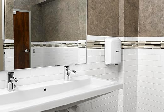 ThinAir Hand Dryer, Excel Dryer TA-ABS-110V, Commercial Hand Dryer, Automatic Hand Drying, ADA Compliant Hand Dryer 110-120 Volt
