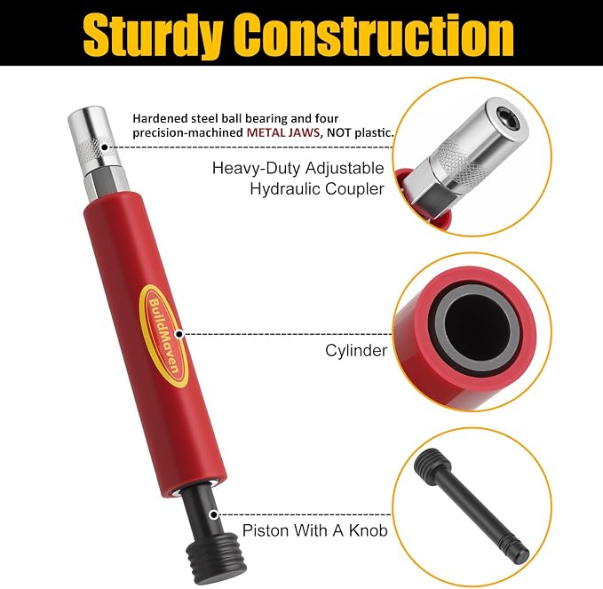 Grease Fitting Cleaning Tool -Grease Zerk Cleaner, Zerk Fitting Cleaning Tool, Remove Old Dried Grease from Fittings, Pins, Shafts, Bushings, and Joints （Red）