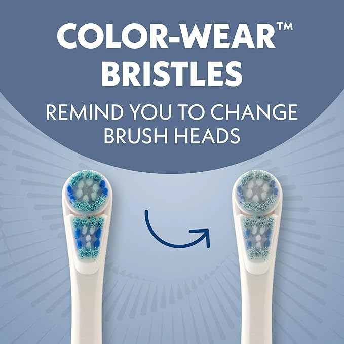 Spinbrush Smart Clean Electric Toothbrush for Adults – Value Pack 2 Brushes + 2 Replacement Heads, Battery Powered, Removes Plaque, Reduces Stains 50%, 2-Min Auto Shutoff, Soft Bristles