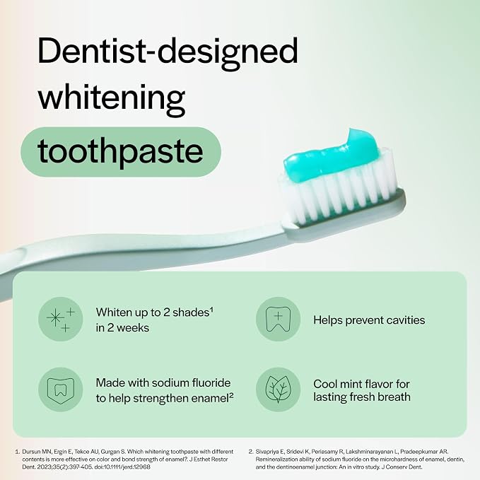 Opalescence Whitening Toothpaste Original 4.7oz - Mint - 3 Pack - 5166-3T | Dentist-Developed Oral Care Whitening Fluoride Toothpaste for Daily Use, Surface Stain Removal & Helps Strengthen Enamel