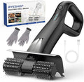 2026 Electric Grill Brush with 2 Brush Heads, 800RPM 25kgf High Torque BBQ Cleaner, 3500mAh Battery, 180 Mins Long Runtime, Extended Handle, Works as Grill Scraper for Tough Grease