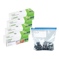 Restaurantware-Bag Tek 1 Pint Freezer Slider Bags, 1000 Disposable Zipper Pouch Bags - Slide Zipper, Expandable Bottom, Clear Plastic Freezer Bag, With Write-On-Label, For Food Storage