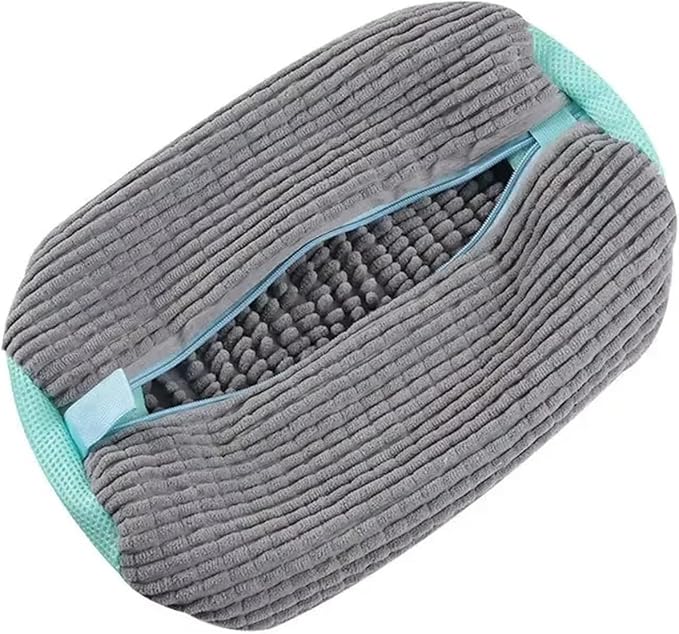 1pc Laundry Bag Shoe Washing Padded Net Protector(F)