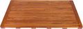 Utoplike Teak Bath Mat, Large Wood Shower Mats for Bathroom, 31.7 x17.9 in | with Non Slip Pads, Sturdy Solid Wooden, Floor Mat for Indoor Spa, Outdoor Inside Shower