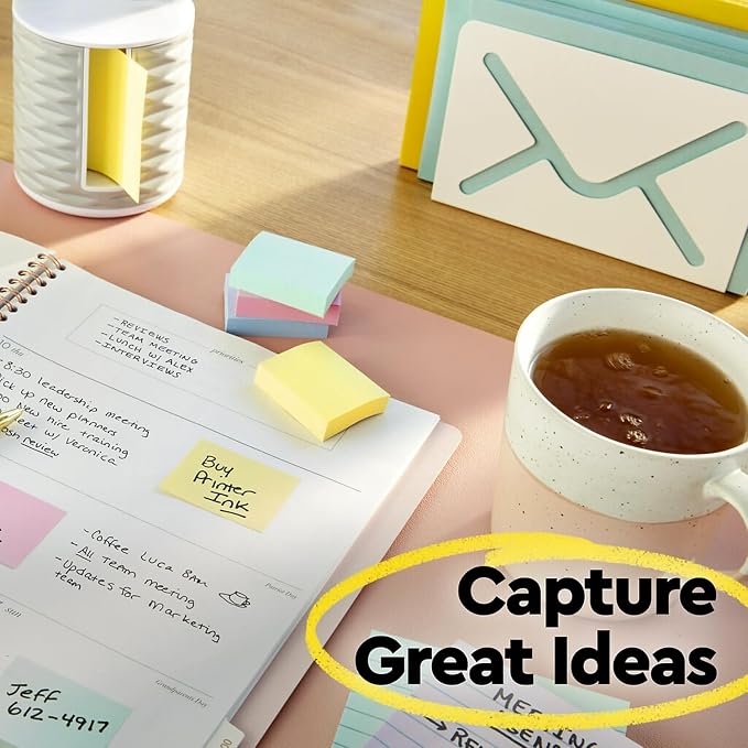 Post-it 660YW Post-it Notes, Lined, 100 Sh/Pad, 4-Inch x6-Inch, 12/PK, Yellow
