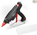 IDL Packaging GG-220 Industrial 200W Hot Glue Gun with 10 pcs Glue Sticks - 1/2" x 10" Full-Size Glue Sticks - Hot Glue Gun Kit for Variety of Surfaces: Foam, Vinyl, Leather, or Upholstery