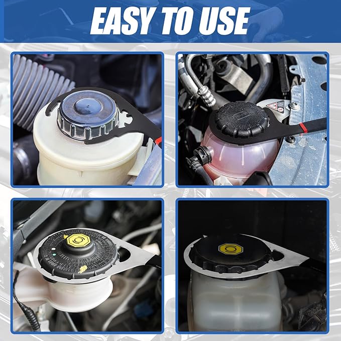 4 Pcs 4.6'', 5'', 6'', 8'' Fuel Filter Wrench Set, Compatible with Various Fuel Filter Size Include Water Separator, Engines