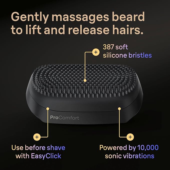 Braun Series 9 PRO+ Electric Shaver for Men, Wet & Dry Foil Razor, 6-in-1 SmartCare Clean & Charge Center, Built-in Precision ProTrimmer, ProComfort Attachment, Travel Case, Silver 9697cc