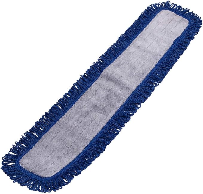 Real Clean 36 Inch Fringe Microfiber Dust Mop Pads (Pack of 2)