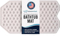 The Original Refinished Bathtub Mat - No Suction Cup Bath Mat, Designed for Textured and Refinished Bathtubs Made of Rubber Not Cheap Plastic, Great for Children and Elderly (White)