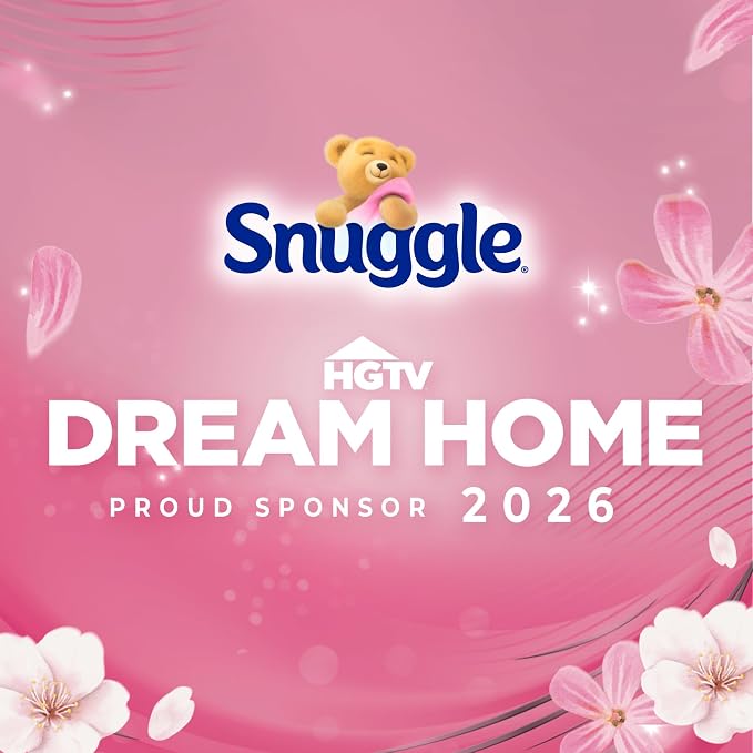 Snuggle SuperFresh Fabric Softener Dryer Sheets, 200 Count, Spring Burst, Long-Lasting Fresh & Clean Scent, Helps Eliminate Odor, Softens Fabric, Reduces Static & Fights Wrinkles, HE Safe