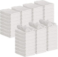 GREEN LIFESTYLE Shop Towels 12" x 14" 150 Pack - White Cotton Shop Towels, Cleaning Rags Bulk, Reusable Shop Rags, Durable Cleaning Cloths for Garage, Automotive, Industrial and Home