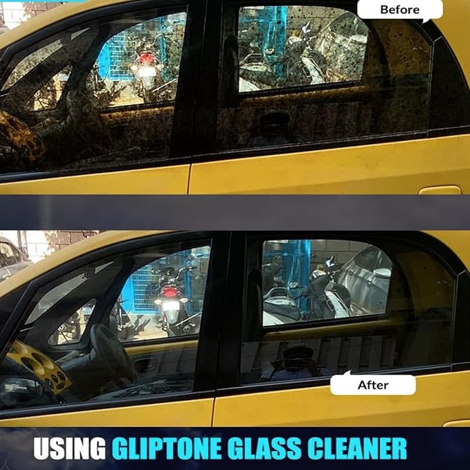 Gliptone Glass Cleaner, 1 Gallon | Ready-to-Use, Anti Static/Non-Streak Formula, Repels Lint & Dust, Safe for All Glass and Hard Surface Applications