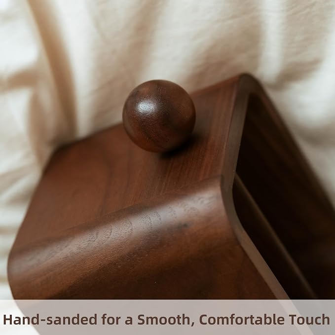 Solid Wood Makeup Brush Holder,Wood Remote Control Holder