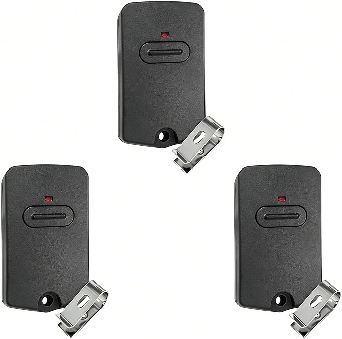 RB741 for Mighty Mule Gate Opener Remote, 318MHZ (3 Pack) | 9 Dip FM135 Gate Transmitter for MM371W MM572W etc. Compatible with GTO Gate Clicker Garage Door Entry Controller