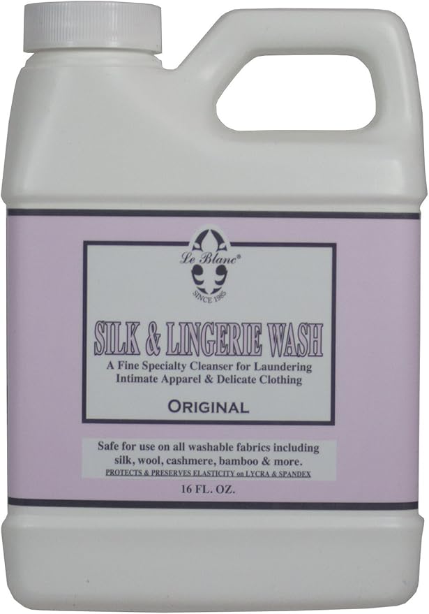 Le Blanc® Original Silk & Lingerie Wash – Luxury Laundry Cleanser for Delicates- 16 oz. (1 pack)