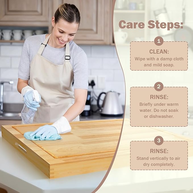 4 In 1 Noodle Board Stove Cover Lightweight Cutting Board Wood Stove Top Covers for Electric Stove, Glass Gas Stove Cover for Gas Burners - 30" x 22"