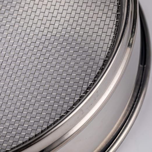 φ20×4.5cm Diameter 10 Mesh 304 Stainless Lab Sieves Economy Test Sieve 304 Stainless Steel Wire Cloth（2mm）