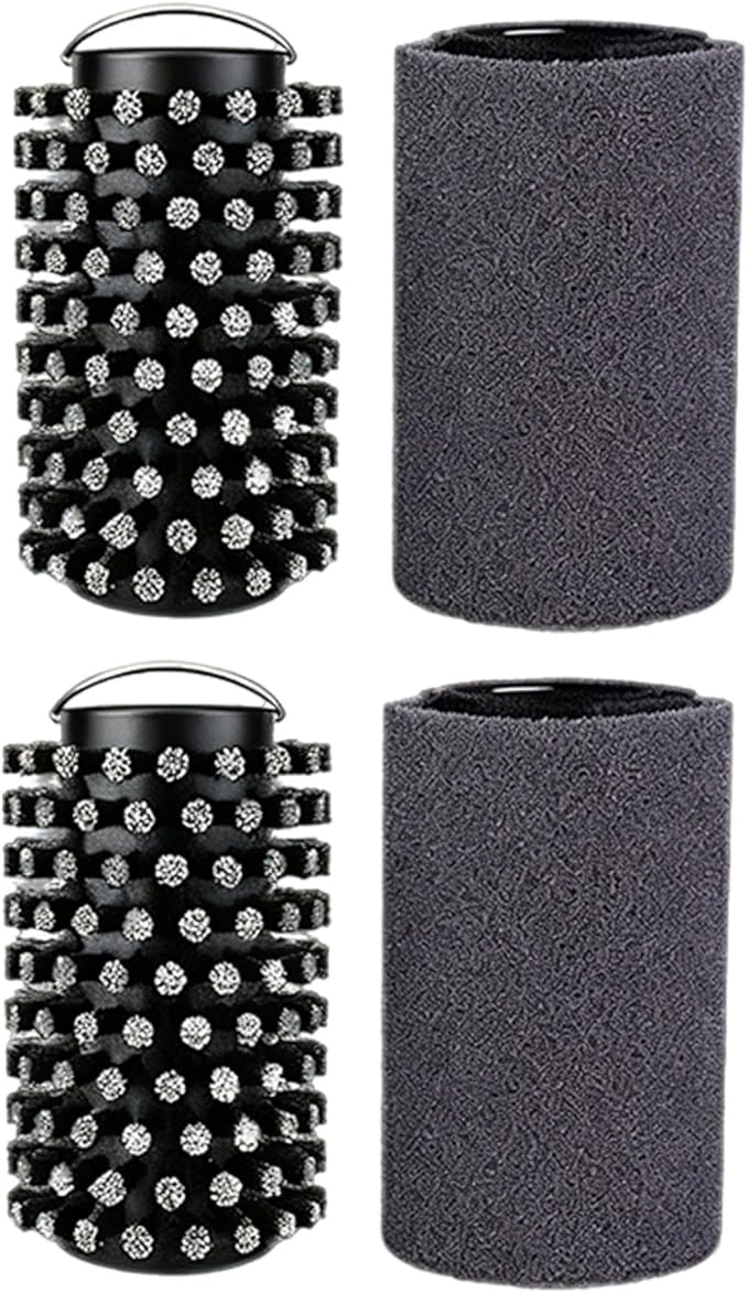 Electric Grill Brush, Cordless BBQ Grill Cleaner with 3-Speed High Torque Motor,Burnt Grease,Adjustable Angle Rotary Head,150 Min Runtime,Waterproof,Safe for Porcelain & Cast Iron (2, 2 Spare Heads)