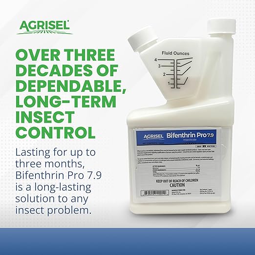 Agrisel Bifenthrin Pro 7.9, Insect Control, Safe for Plants & Crops, Insecticide, Effective Against 125+ Insects