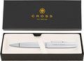 Cross Coventry Ballpoint Pen with Personalized Engraving - Polished Chrome with Black Accent Banding - Gift for Graduation, Retirement, New Job, or Corporate Recognition