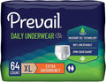 Prevail Daily Protective Underwear - Unisex Adult Incontinence Underwear - Disposable Adult Diaper for Men & Women - Maximum Absorbency - X-Large - 56 Count (4 packs of 14)