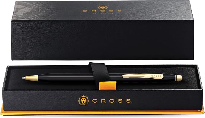 Cross Classic Century Refillable Ballpoint Pen (Black PVD and Gold, Ballpoint)
