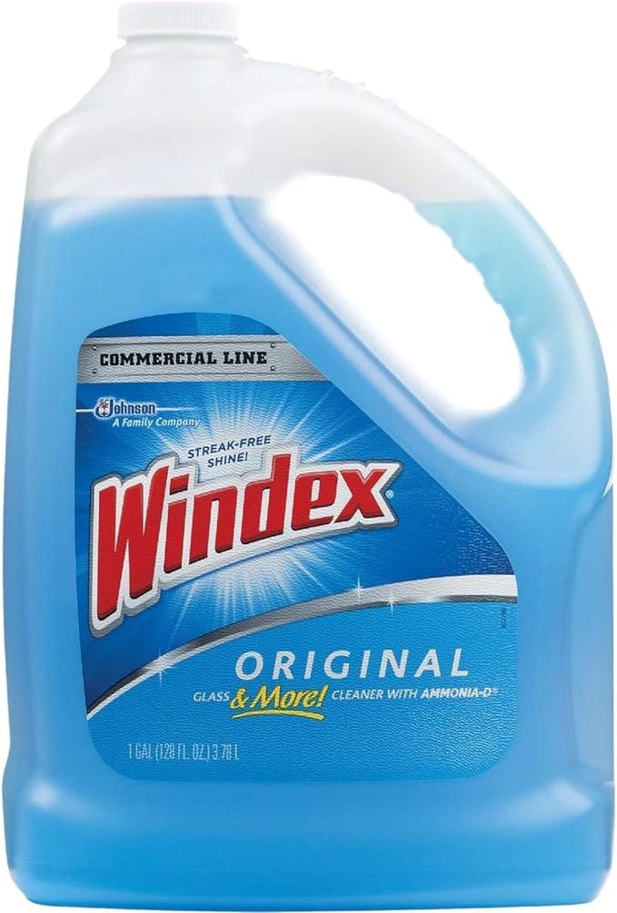 Windex 1 Gallon Refill, Glass Cleaner Refill Refill 1 Gallon Original