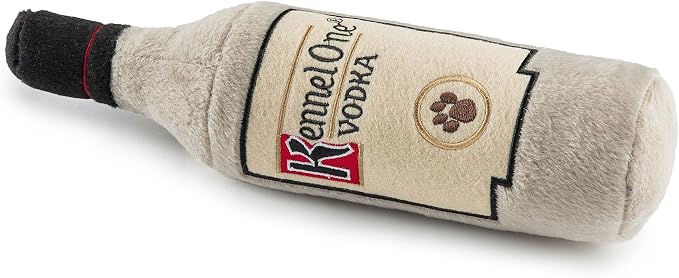 Haute Diggity Dog Kennel One, Plush Designer Dog Toys with Interactive Squeaker, Stimulating Pet Enrichment, Machine-Washable & Safe Materials for All Breeds, One Size