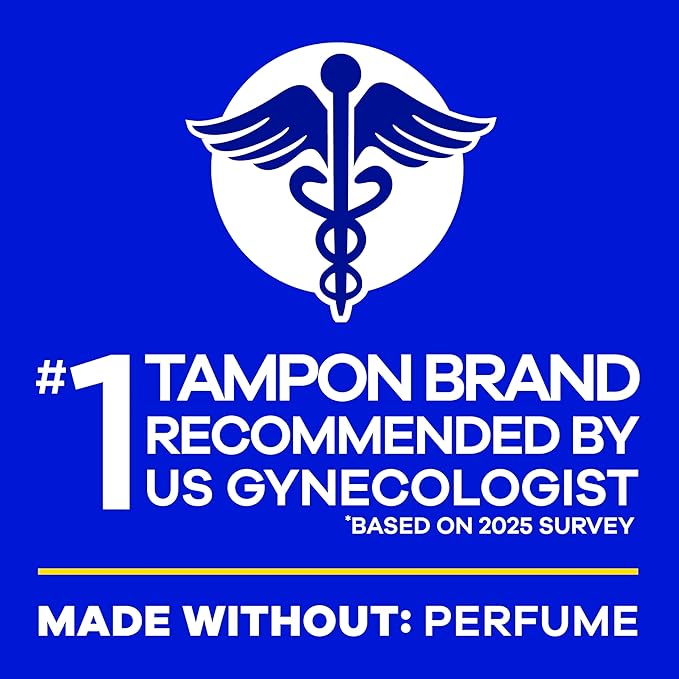 Tampax Pearl Tampons for Women Multipack, with LeakGuard Braid, Light/Regular/Super Absorbency, Unscented, 47 Count