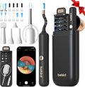 Bebird Earsight Plus R37R Ear Wax Removal Tool Camera, FSA HSA Eligible Items, Smart Ear Cleaner with Painless Visual Tweezers, Flexible Ear Camera Otoscope, Home ENT Cleaning Kit for Family,Black