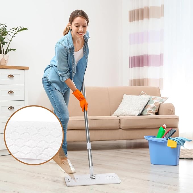 Hoolerry 900 Count Dry Sweeping Cloths Compatible with Swiffer Sweeper, Disposable Dry Mop Refills, Dusting Cloths Duster Refills Mop Pads for Hardwood Tile Vinyl Floor, 11.81 x 8.66 Inch
