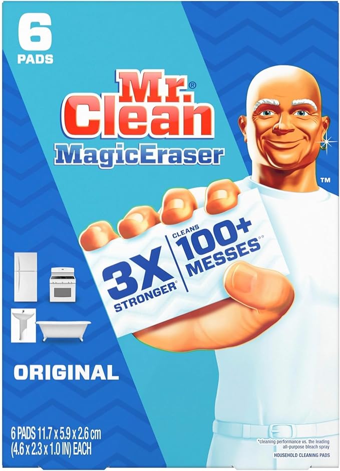 Mr. Clean® Magic Eraser Original Scrubbers, 6 Per Box, Case of 6 Boxes