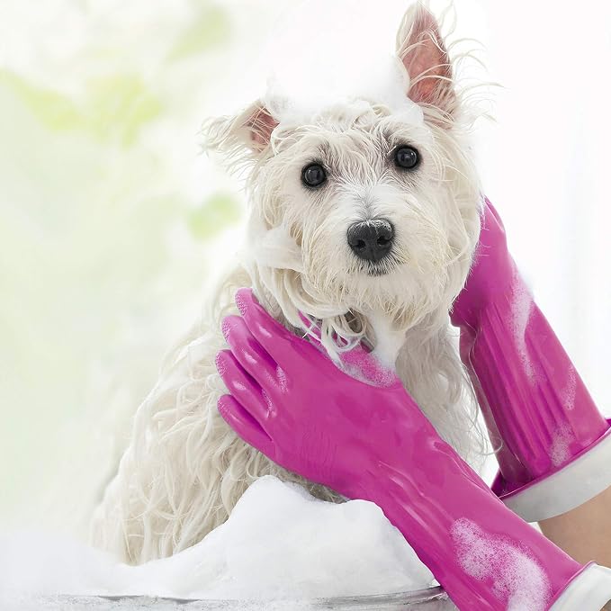 PLAYTEX Living Reuseable Rubber Cleaning Gloves (Small, 10 Pairs), Premium Protection Reusable Household Gloves