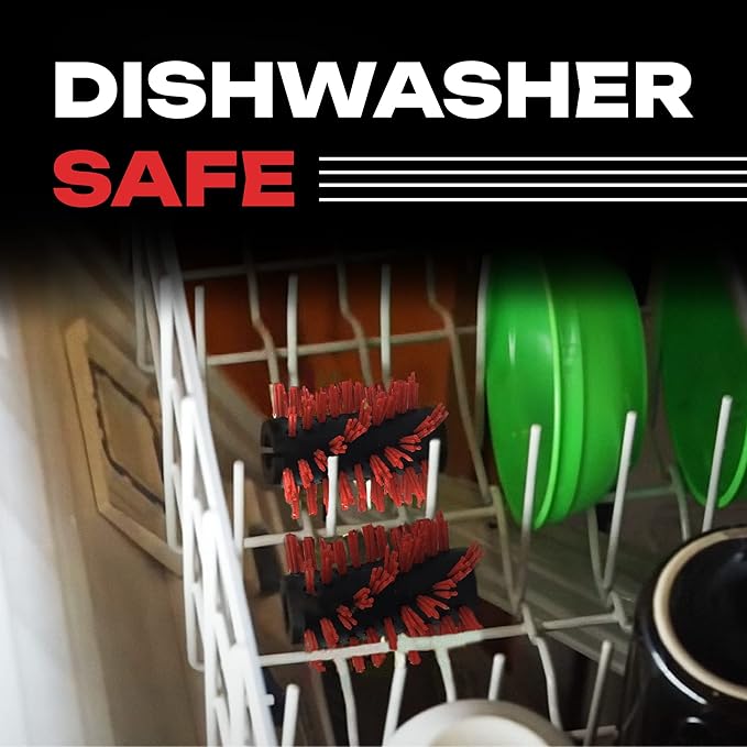Grillbot Replacement Nylon Brushes for Grillbot Automatic Grill Cleaning Robot – Set of 3 Nylon Grill Brushes for All Grill Types, Non-Scratch & Long-Lasting