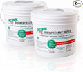 Monk Disinfecting Wipes (2 Buckets of 800 Count) for Commercial Facilities | Heavy Duty Cleaning Wipes - 3in1 Disinfectant, Deodorizer & Sanitizer Cleaning Supplies – All Purpose Cleaner for Home & Gym