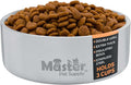 Master Pet Supply Stainless Steel Dog Bowls - 25 oz, Heavy Duty - Stainless Steel, Double Wall Extra-Thick Insulated, Non-Slip Pet Water Bowl for Dogs, Cats & Pets, Anti Rust Metal, Dish Washer Safe