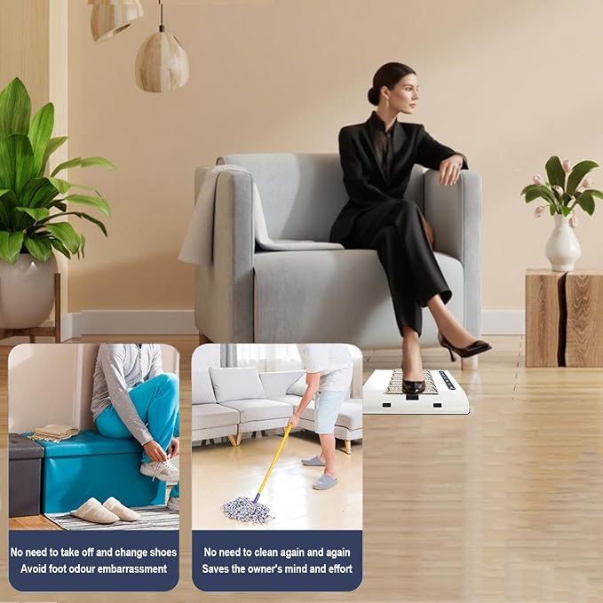 Fully Automatic Shoe Sole Cleaning Machine | Electric Shoe Polisher,Waterless Shoe Washing Tool,1000PA Suction Induction,Shoe Cleaner for Home Office Hotel,Sneakers Heels