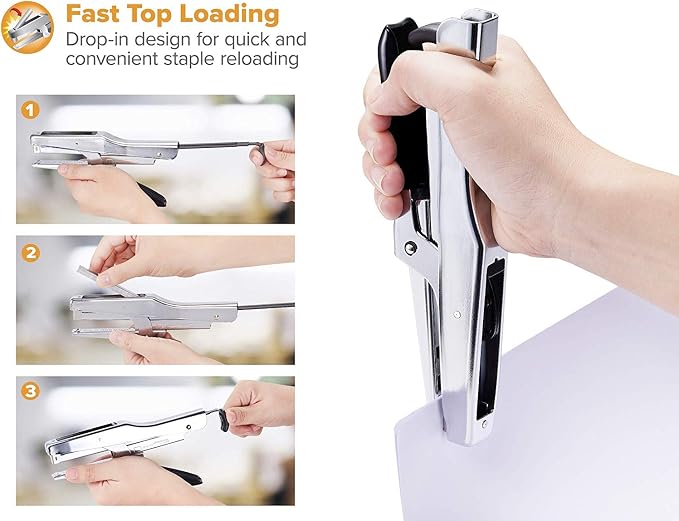 Bostitch P3 Chrome Plier Stapler (Pack of 6) (6)