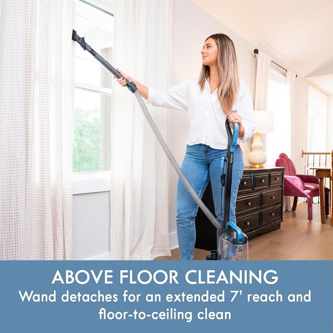 Kenmore DU1040 Bagless Upright Vacuum Lightweight Carpet Cleaner with 4 Height Adjustment, Pet HandiMate Tool and 2 Cleaning Tools for Carpet, Hard Floor and Dog Hair