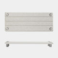 2 Pack Fast Drying Water Absorbing Diatomite Stone Mat Tray for Kitchen & Bathroom Counter - Instant Dry Sink Caddy Organizer - Vanity Holder for Soap and Sponge – Beige Gray 10" x 4"