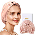 ZIMASILK 22Momme 100% Mulberry Silk Sleep Cap for Women Hair Care, Adjustable Silk Hair Wrap for Hair Protection, That Reduces Falling off (1Pc, Blush Pink)
