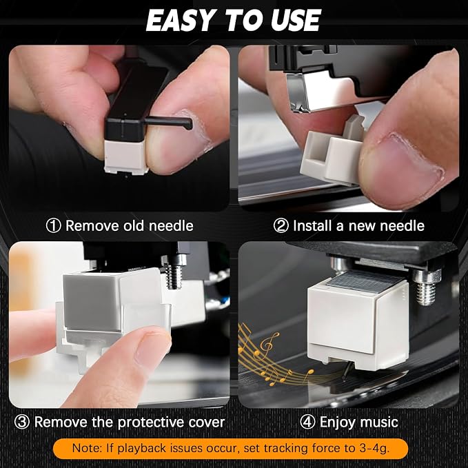 9-in-1 Vinyl Record Cleaning Kit,Turntable Cleaner Set with 2 TN3600L Replacement Stylus Needles,Velvet Brush,Anti-Static Record Brush,Nano Brush,Stylus Brush,Cleaning Cloth for LP Albums