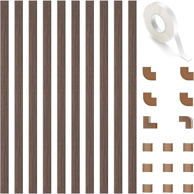 Delamu 157in Cord Covers for Wires on Wall, One-Cord Cord Hider, TV Cord Hider for Wall Mounted TV, Wire Hider Wire Covers for Cords on Wall, Cable Raceway for Home & Office, W0.55 H0.4in, Cherrywood