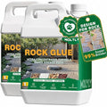 Rock Glue for Landscaping - 2 Gallon Mulch Glue and Gravel Binder | Fast-dry, non-toxic rock glue for landscaping,bonds gravel,mulch,pebbles and stones for patios,garden,paths and flower beds