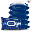 McKesson Staydry Disposable Washcloths with Aloe, Pre-moistened, 8 X 12", Soft Pack