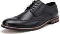 Mens Classic Cap Toe Dress Shoes Oxford for Office | Polished PU Outer Shell,Ventilated Comfortable Latex Insole. Formal Footwear Suited for Office Engagements ,Outings,Weddings